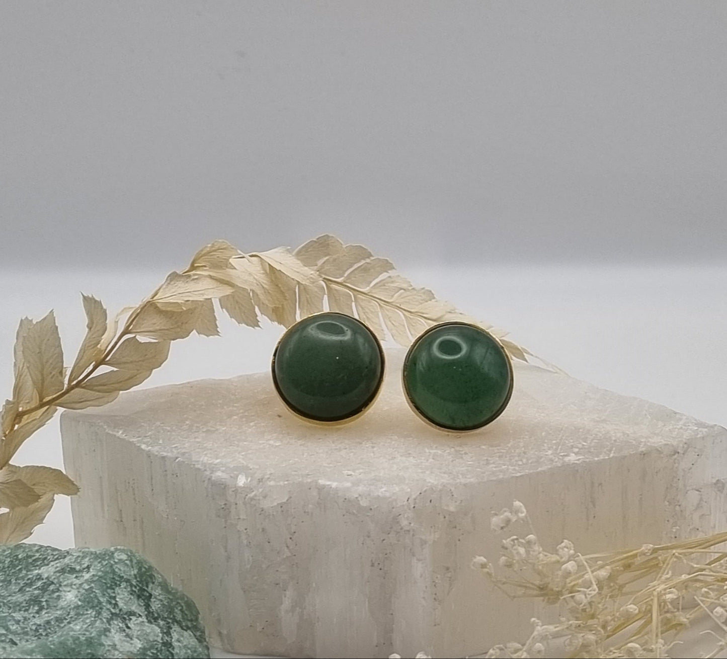 Aventurine earrings