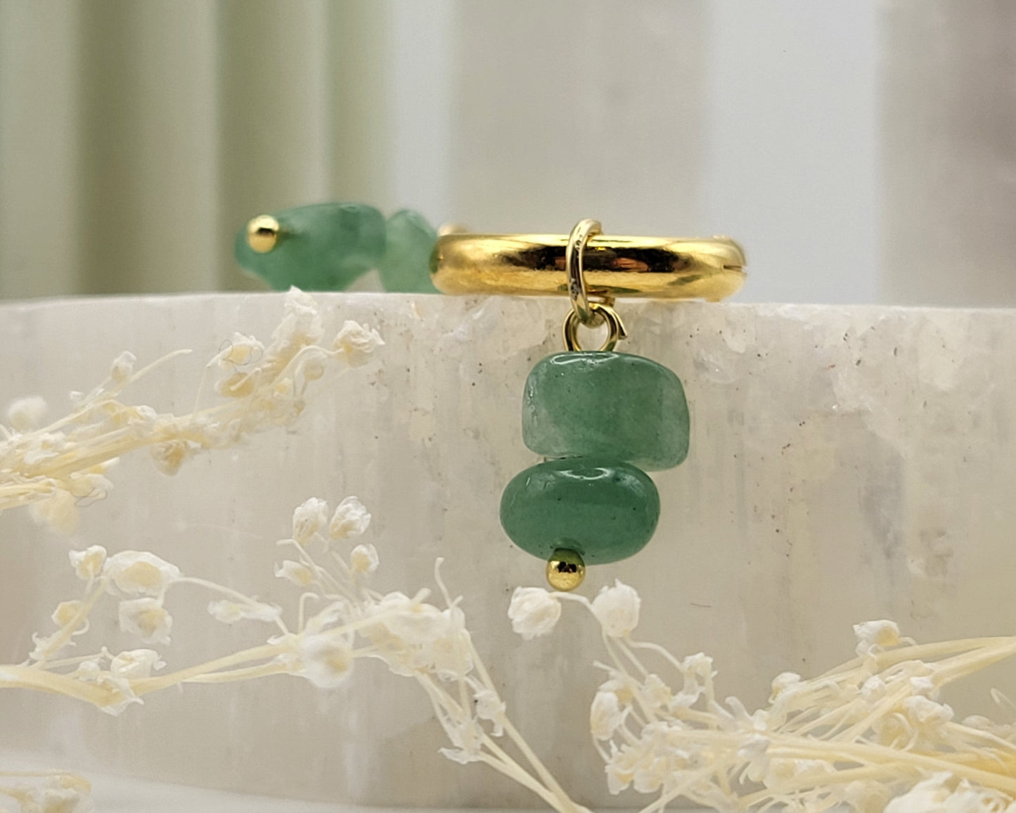 Green Aventurine Earrings