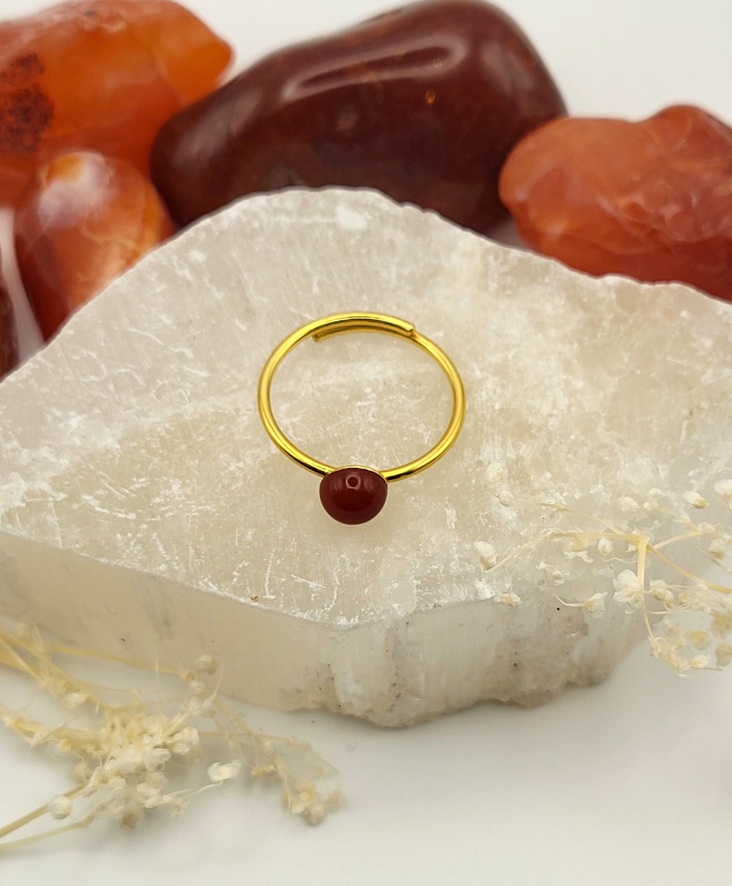 Inneres Feuer | Ring mit Karneol