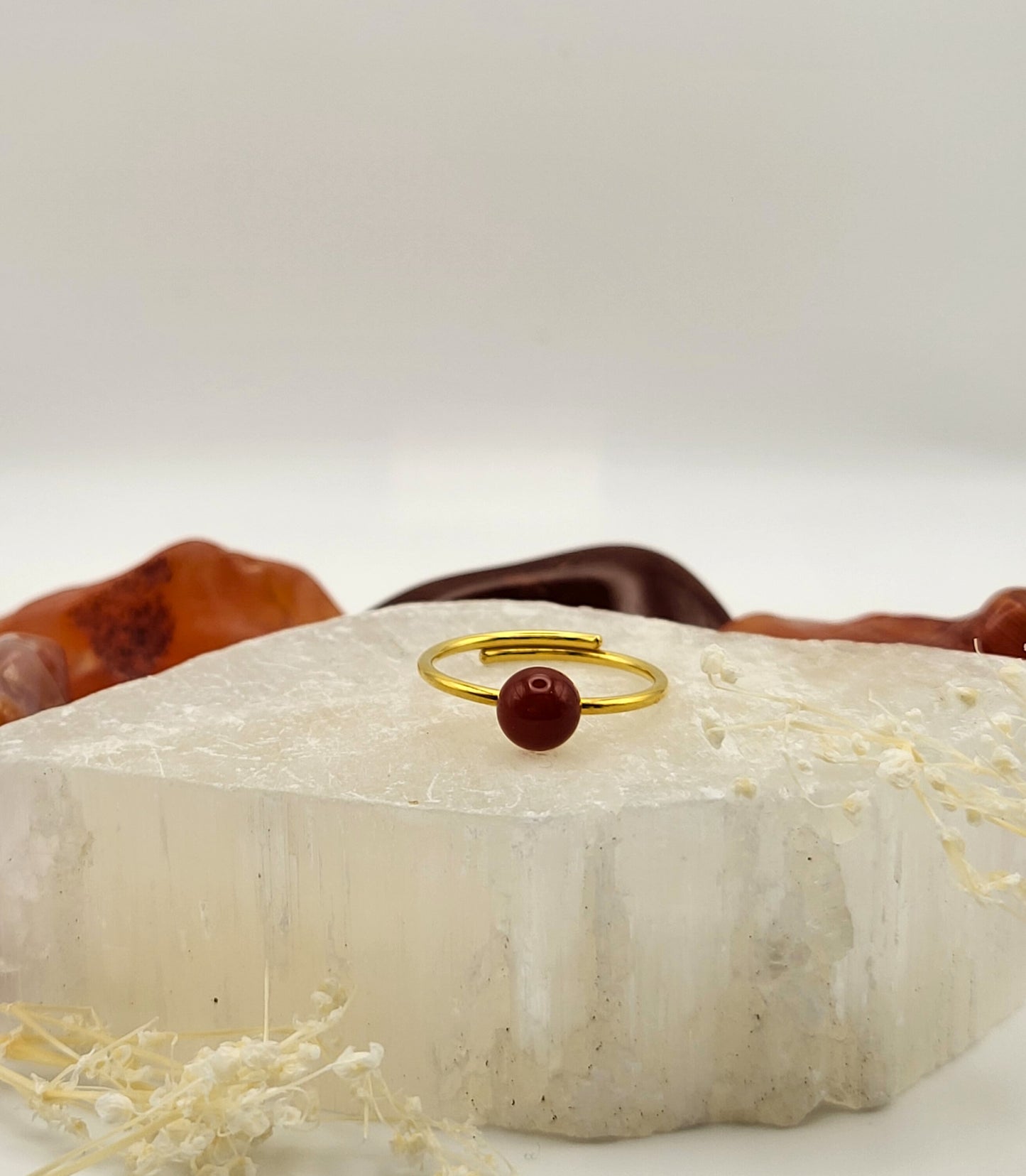 Inneres Feuer | Ring mit Karneol