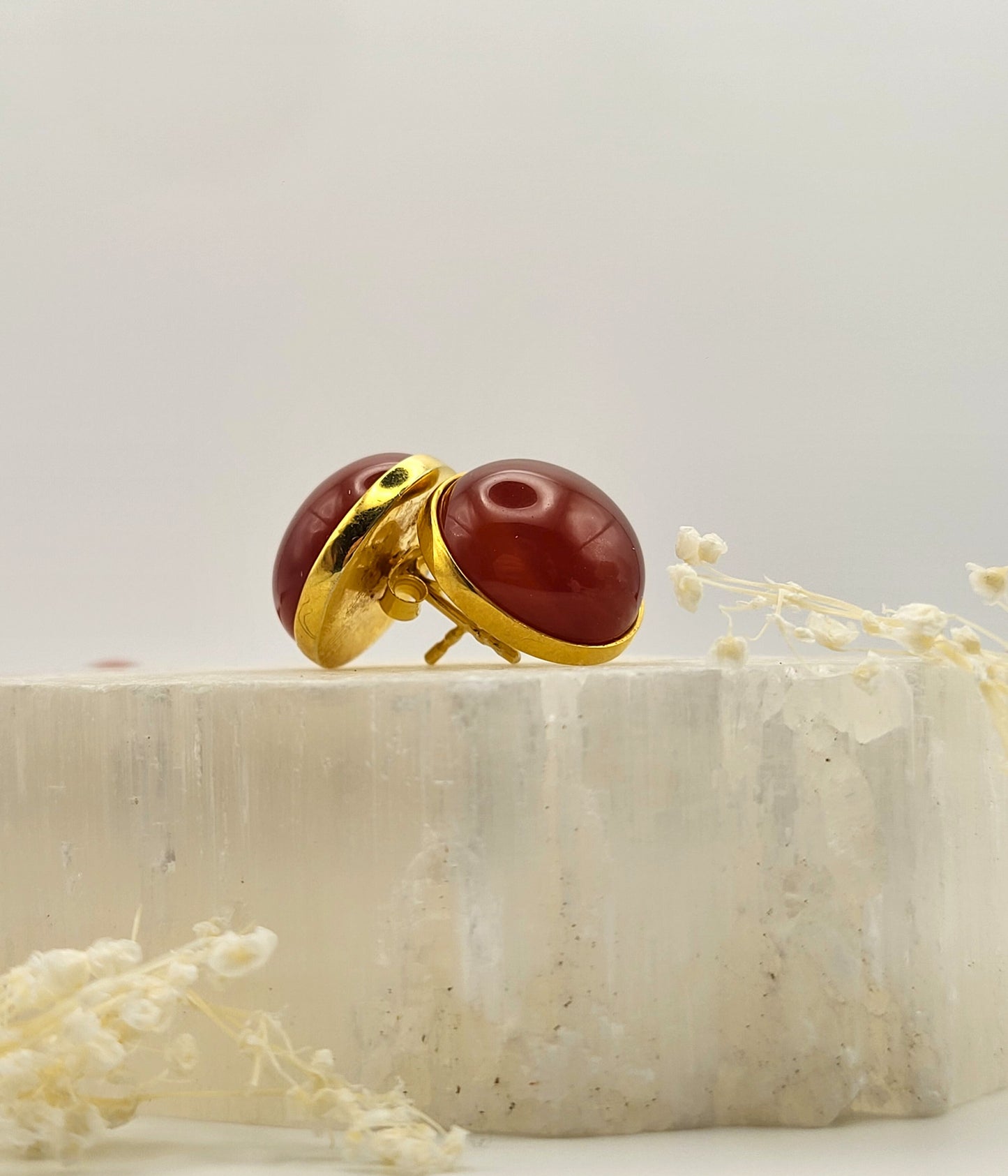 Red Carnelian Earrings