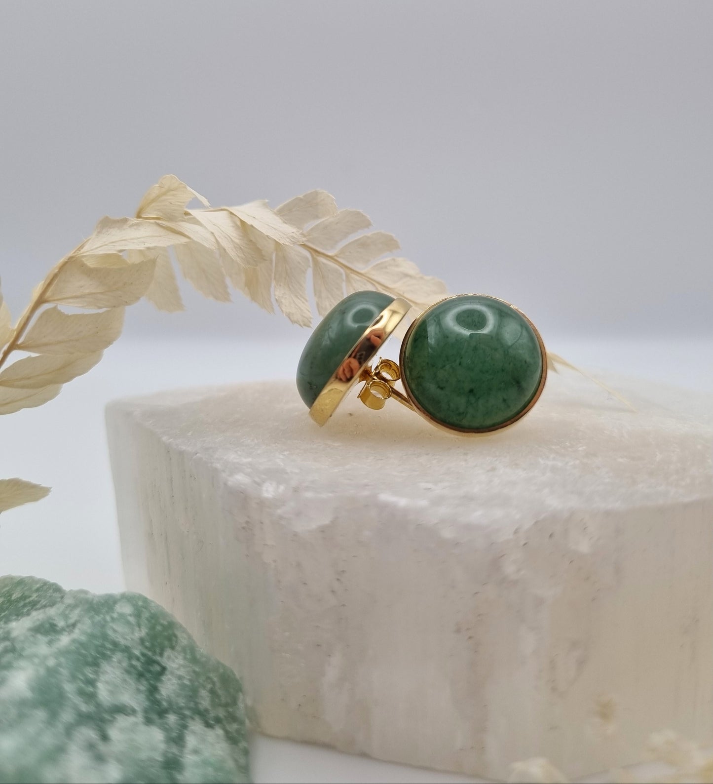Aventurine earrings