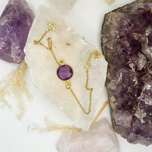 Amethyst bracelet